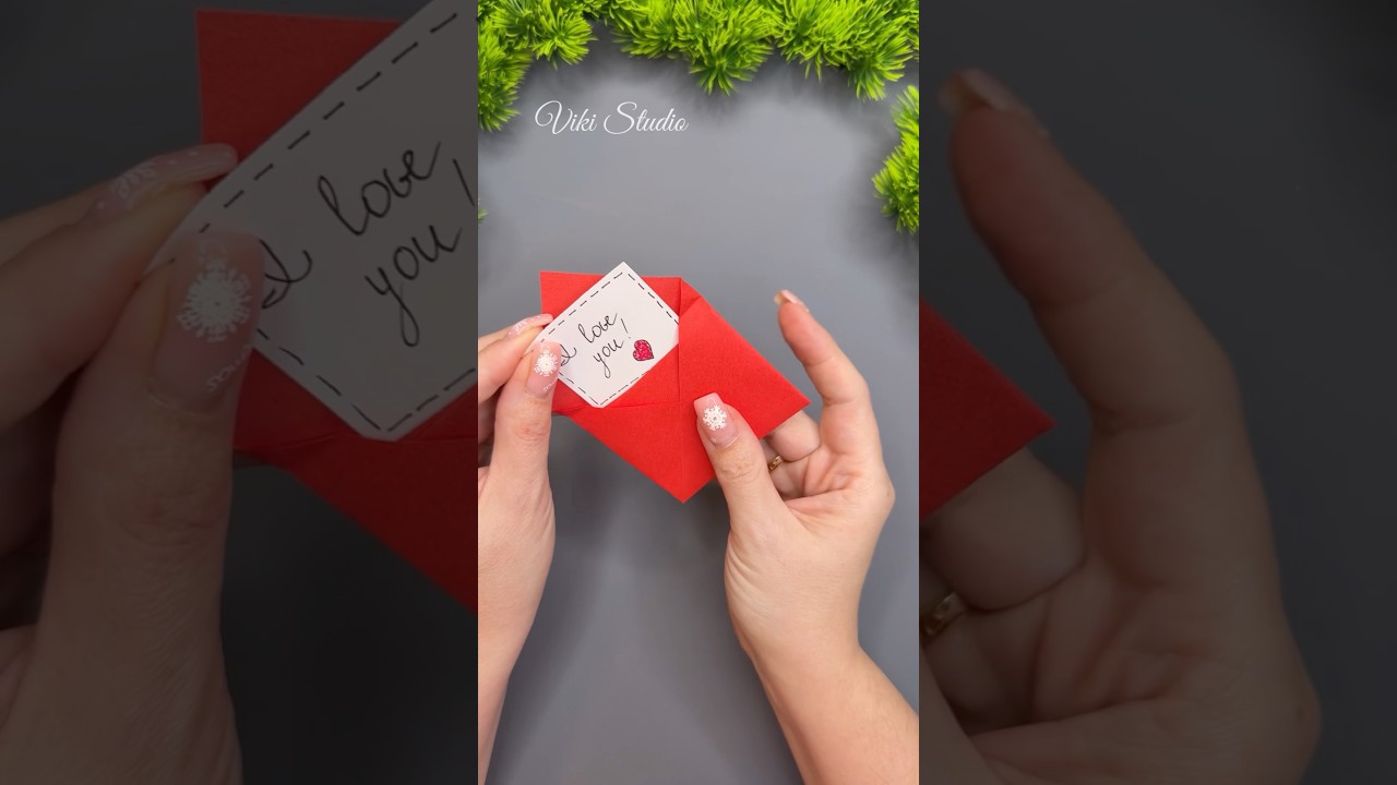 Easy Craft Ideas! Paper Envelopes #shorts