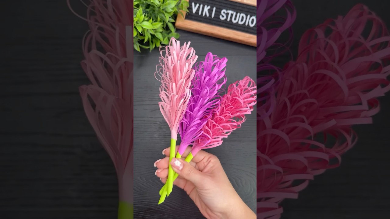 Easy Paper Craft Ideas! Home decor Paper Flowers