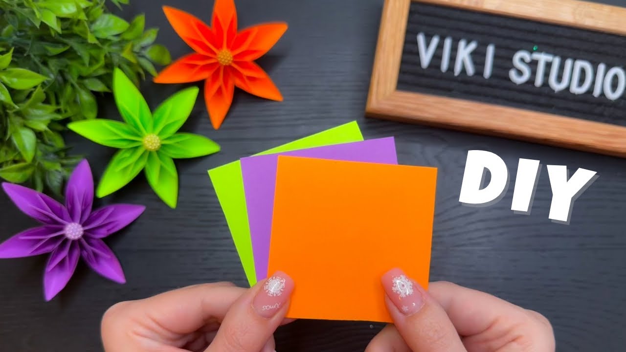 Easy Paper Flowers Beautiful Craft Ideas DIY Paper Crafts