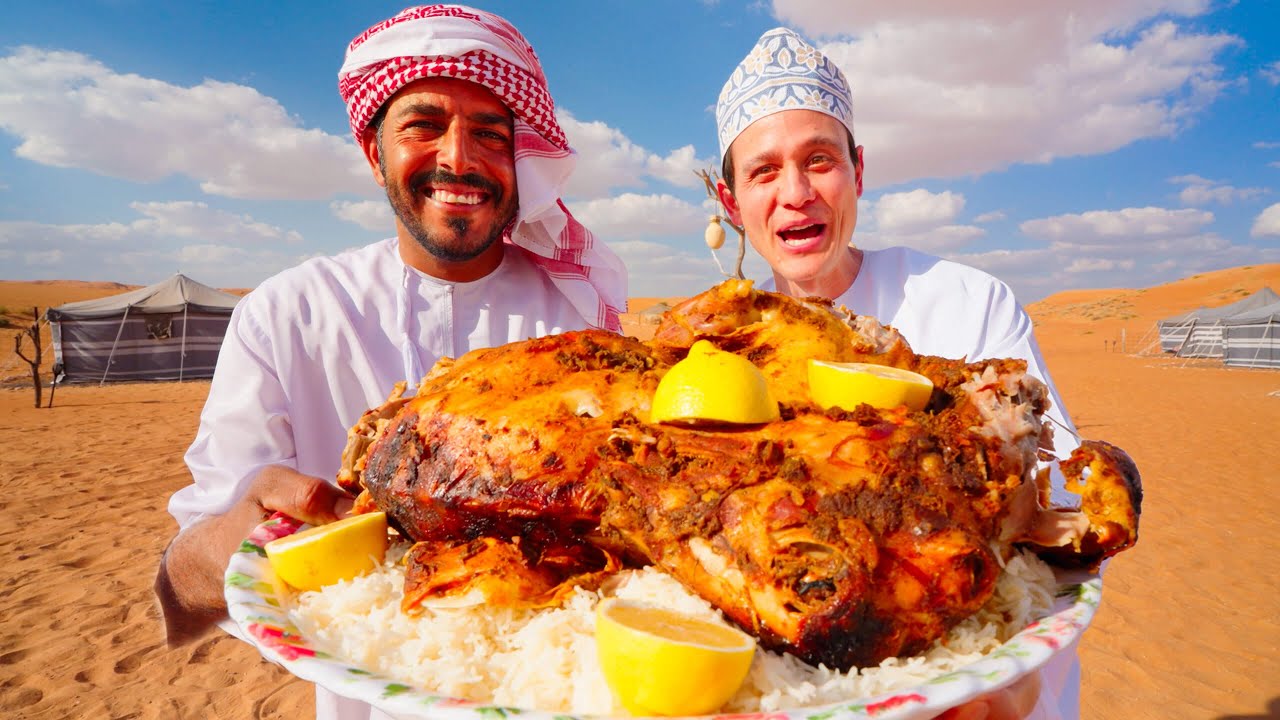 Epic Arabian Food – SAND DUNE WHOLE LAMB!! (Rare Food Experience in Oman)