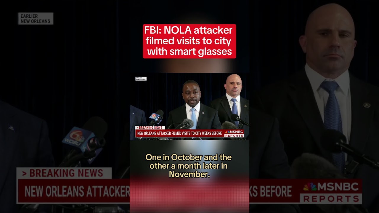 FBI: NOLA attacker filmed visits to city with smart glasses