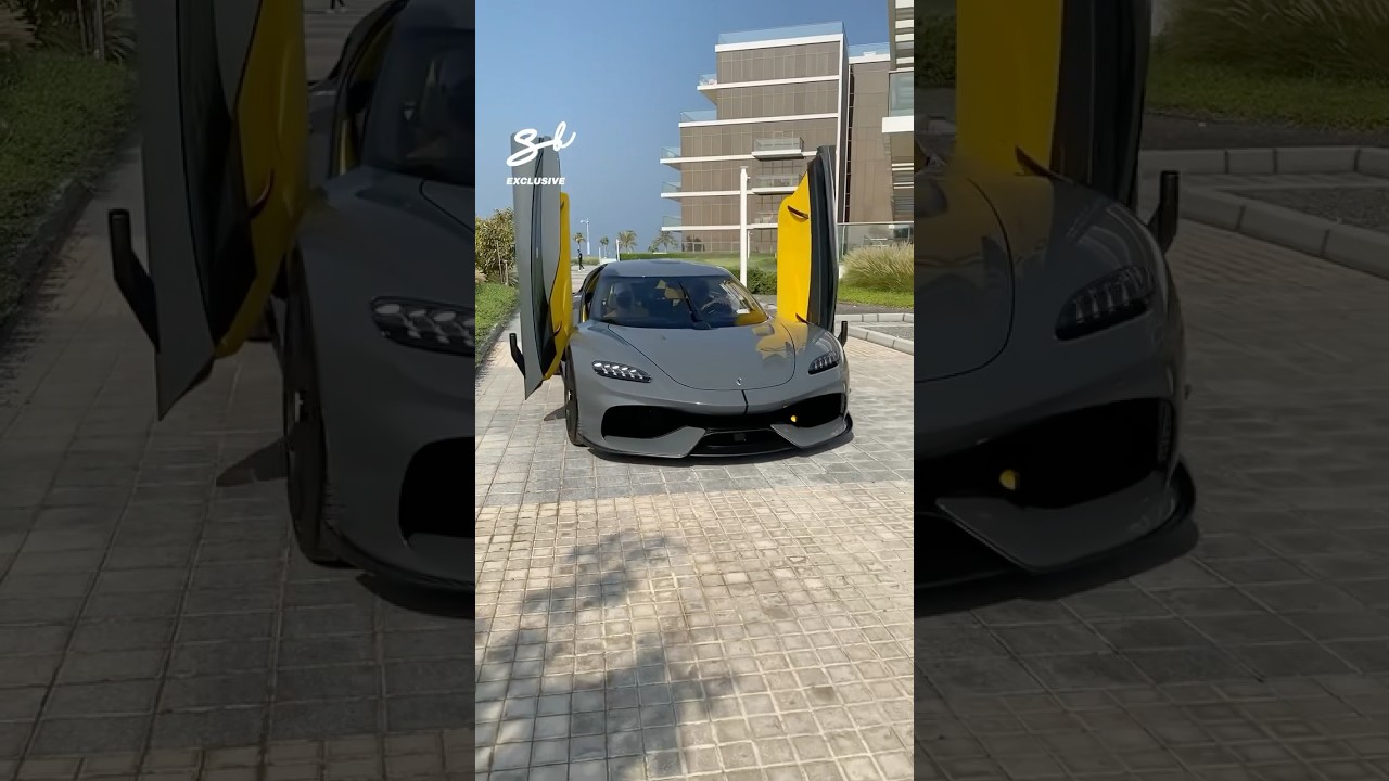 Feast your eyes on the world’s first four-seater hypercar 🔥 #hypercars #cars #supercars