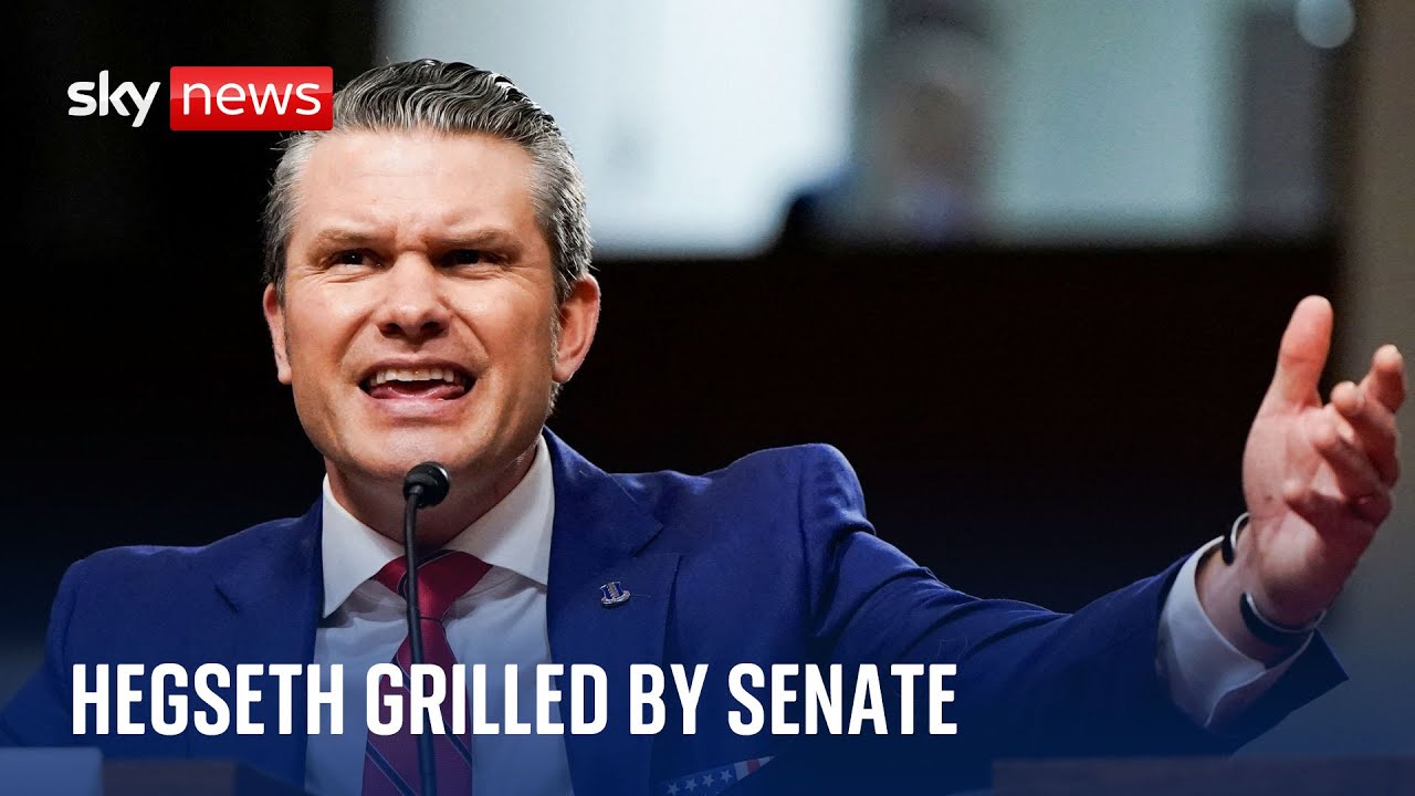 Former Fox News host Pete Hegseth grilled by Senate for defence role