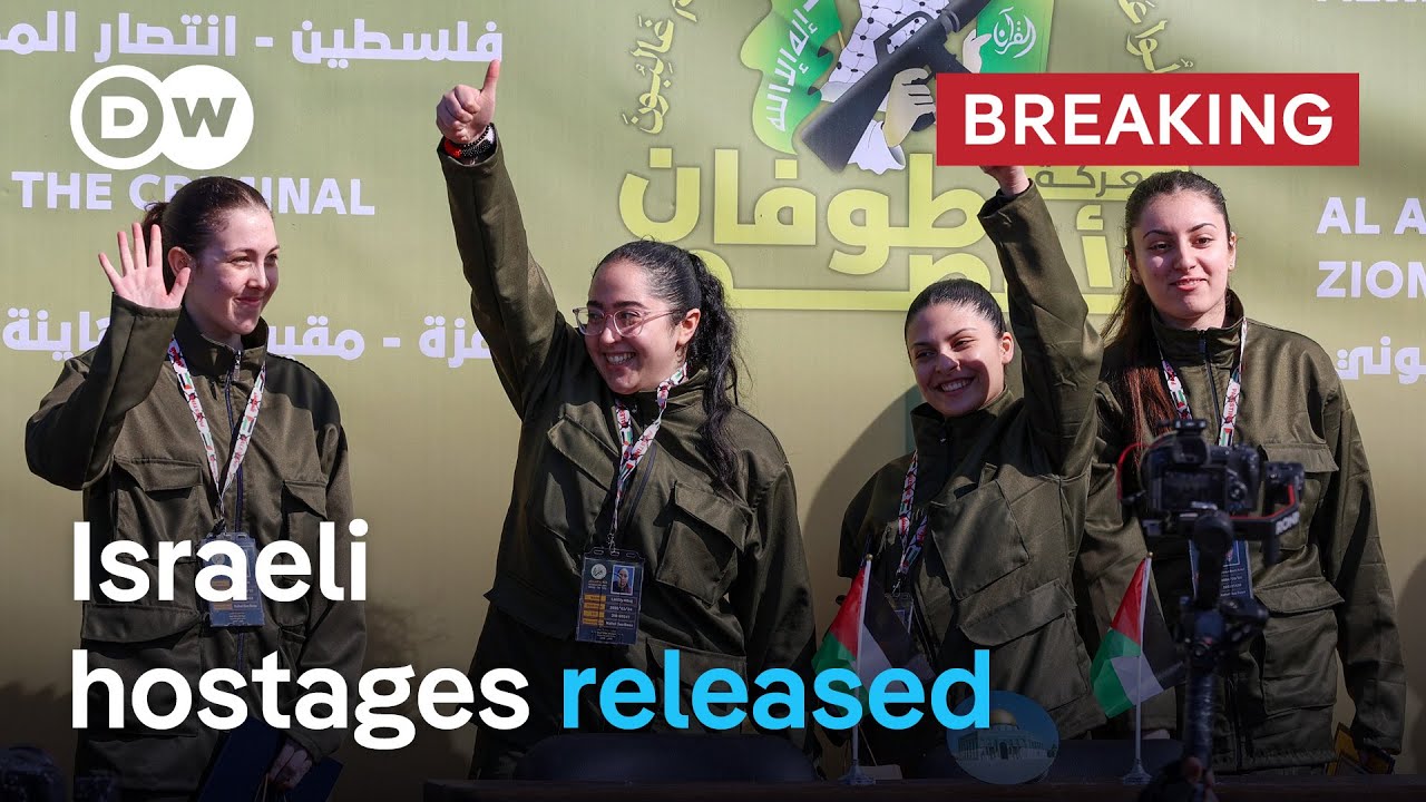 Four hostages back in Israel after being freed in Gaza | DW News