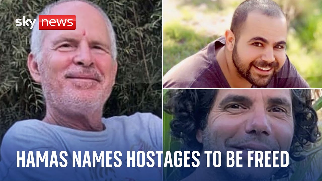 Hamas names three Israeli hostages it says will be released on Saturday