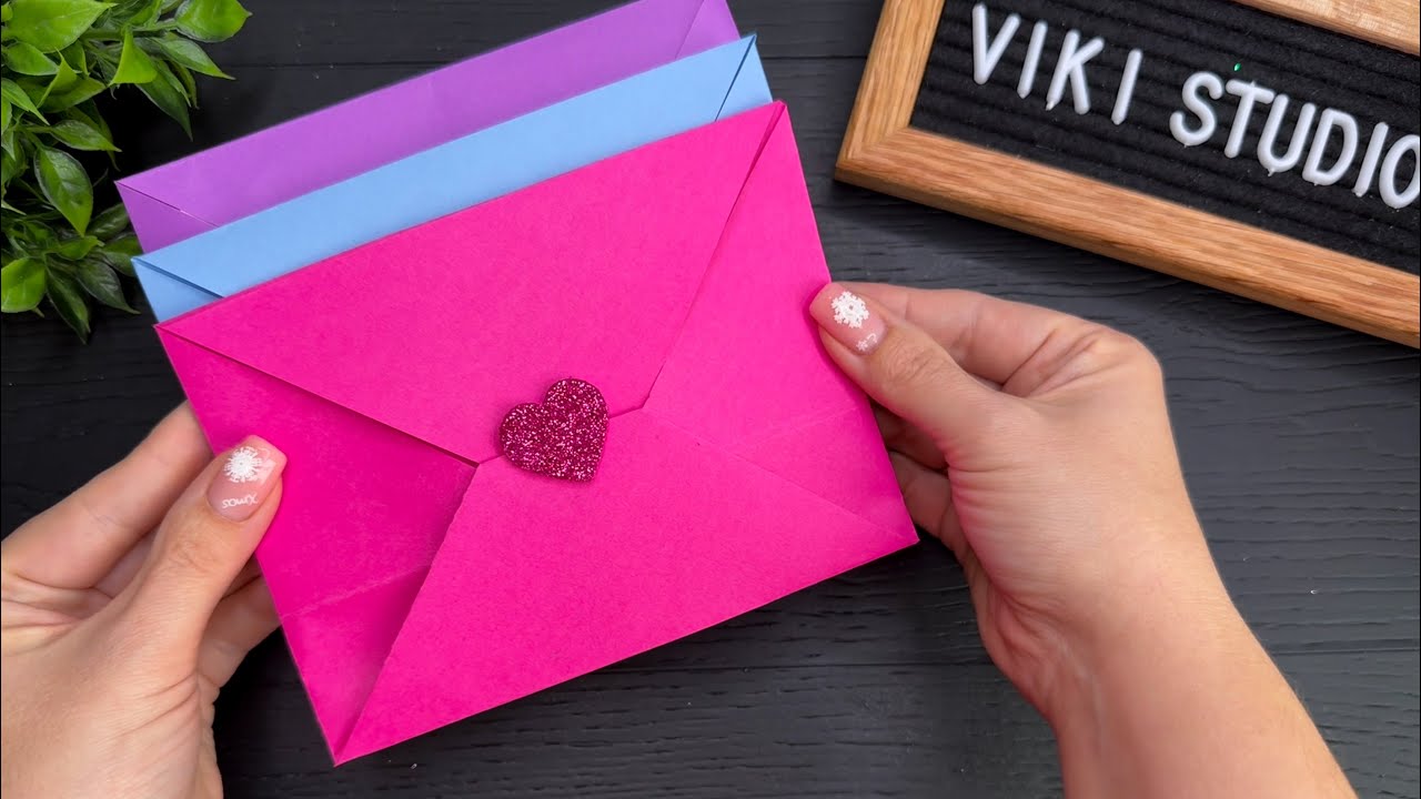 💌 How to make Easy Paper Envelope Paper Craft Ideas Origami