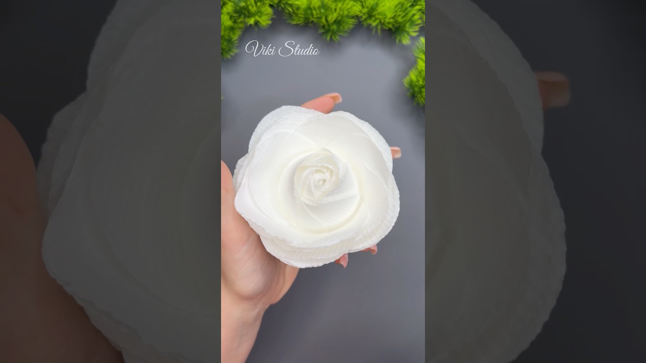 How to make Easy Tissue Paper Flowers  DIY Paper Craft Tutorial #shorts