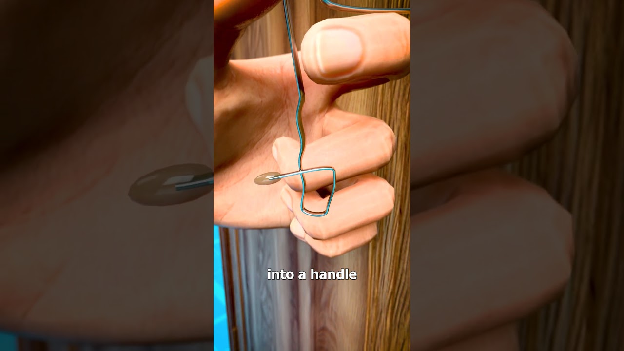 How To Unlock A Door With A Hairpin 😮