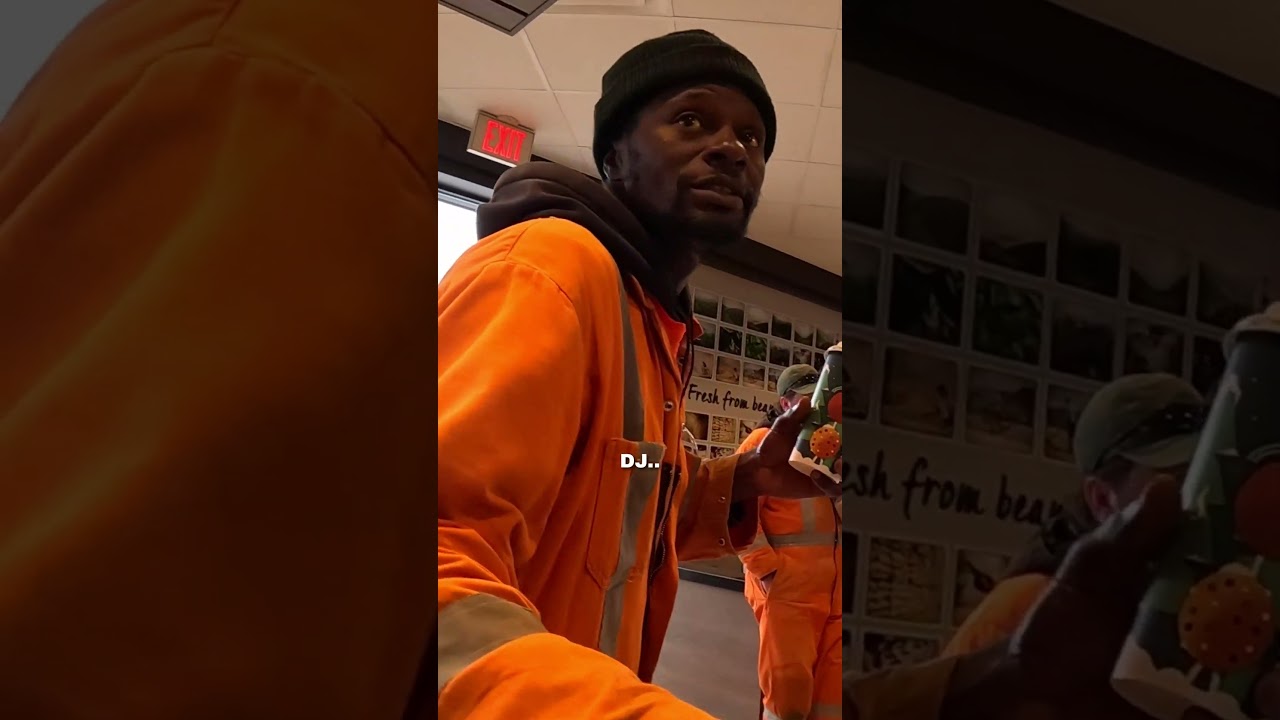 I wanted a coffee and THIS happened 🥺❤️