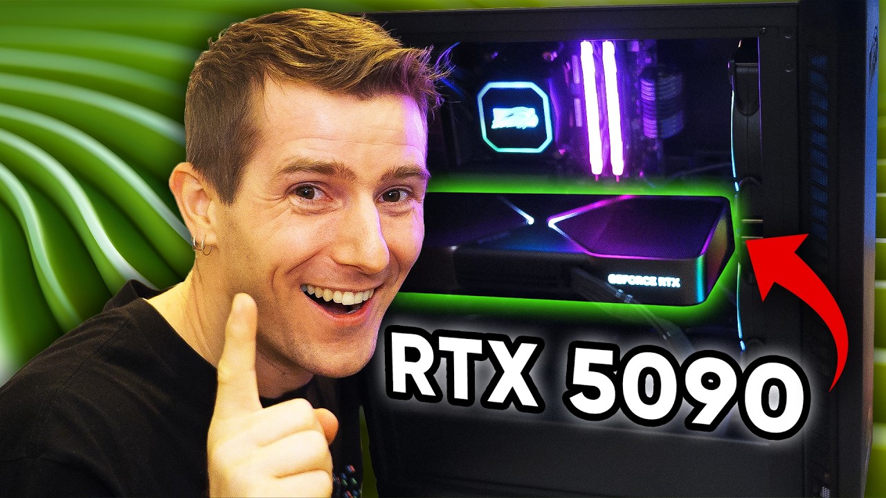 I Was The FIRST To Game On The RTX 5090 – NVIDIA 50 Series Announcement