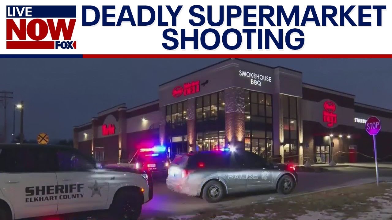 Indiana supermarket shooting leaves 3 dead, 2 officers injured | LiveNOW from FOX