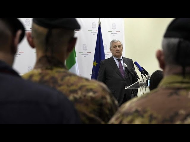 Italy’s FM Antonio Tajani meets Lebanon’s new president Josep Aoun for talks in Beirut