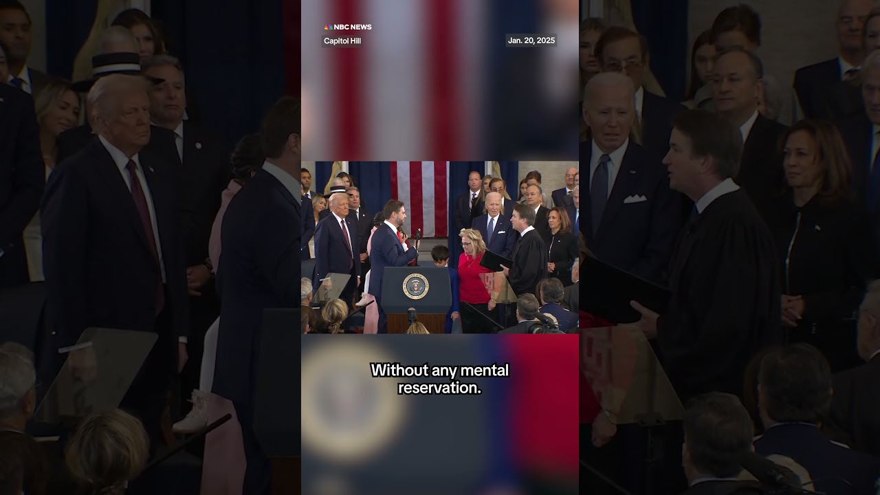 JD Vance sworn in as the third-youngest vice president in U.S. history