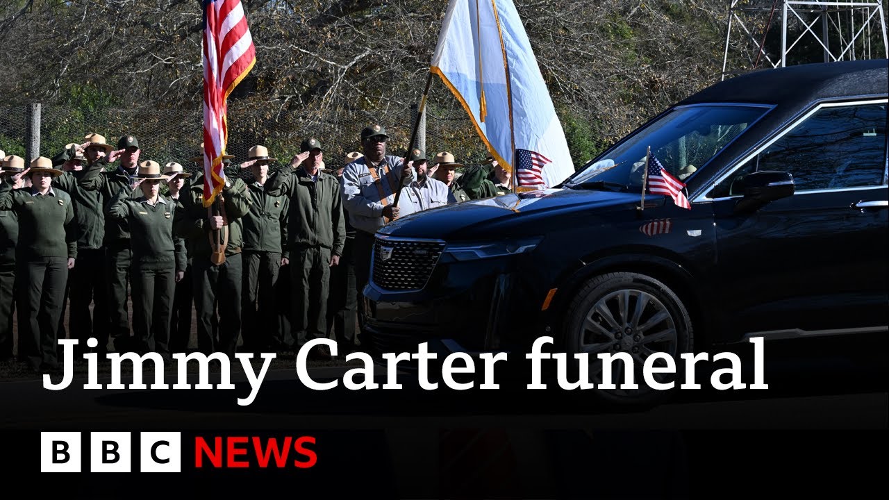 Jimmy Carter’s US state funeral begins in Georgia | BBC News