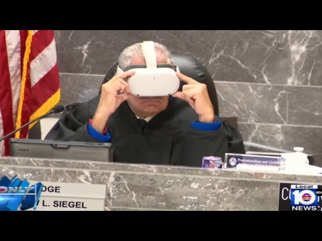Judge Jacks Into VR For This Crazy Case