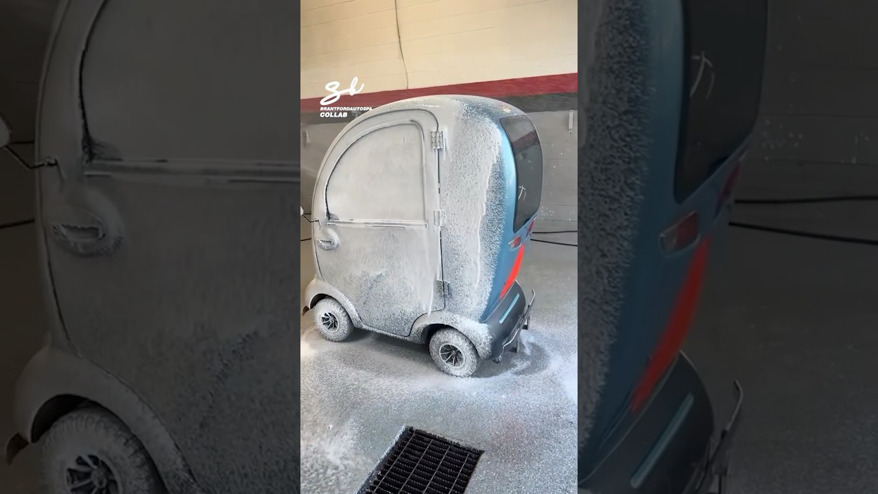 Just taking my mobility scooter to the garage…😂 #funny #vehicles #garage