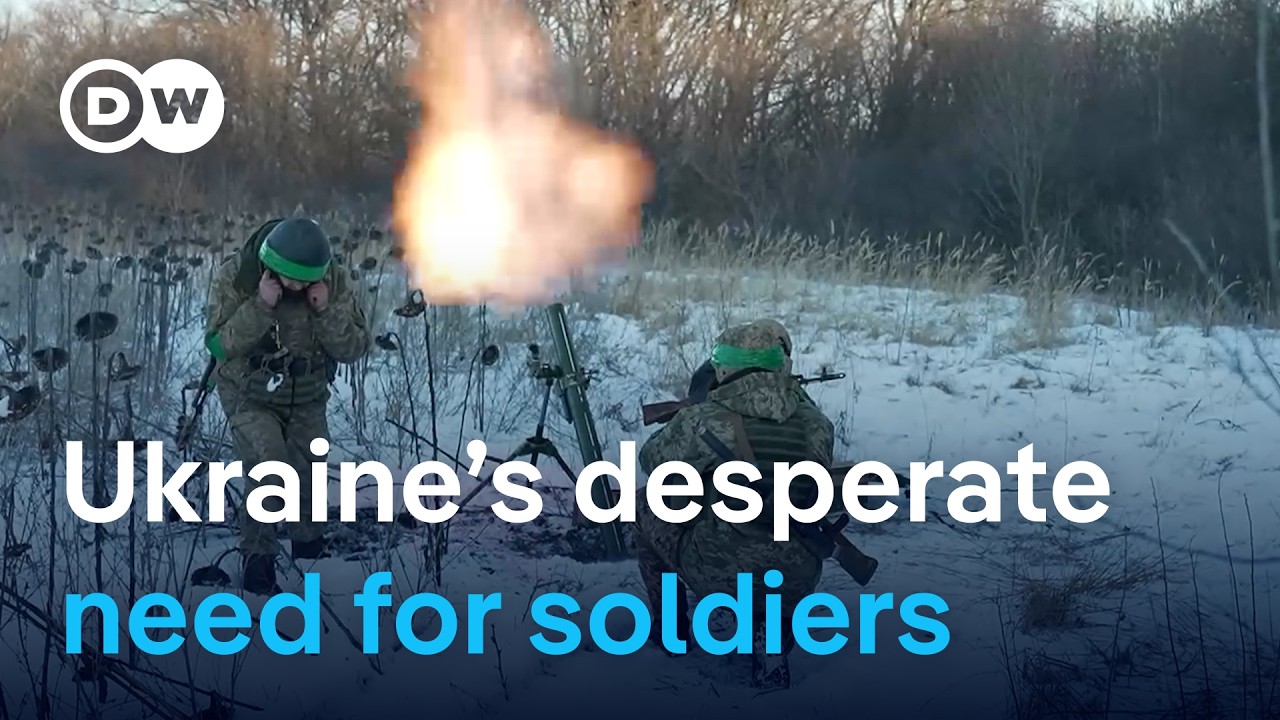 Kyiv under pressure to lower conscription age | DW News