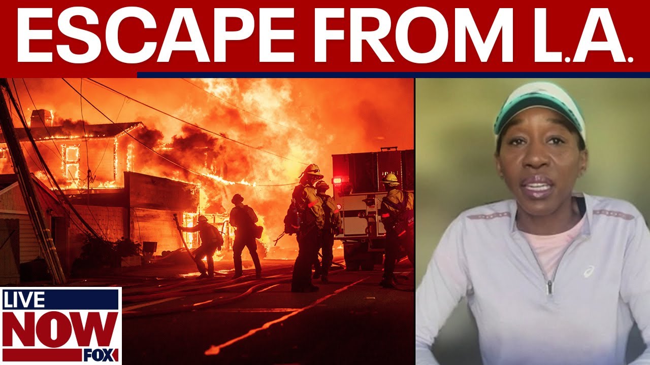 LA fires: Survivor escapes as fire follows | LiveNOW from FOX