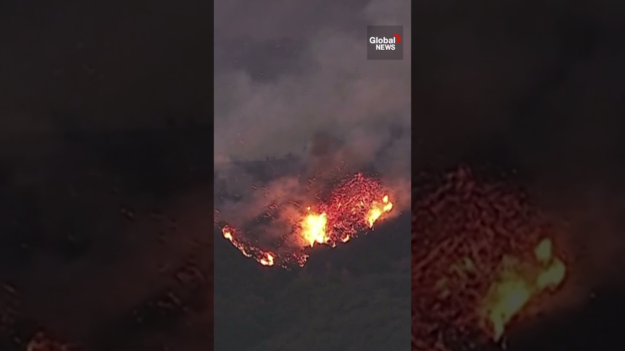 LA wildfires: Aerial video offers bird’s-eye view of devastation