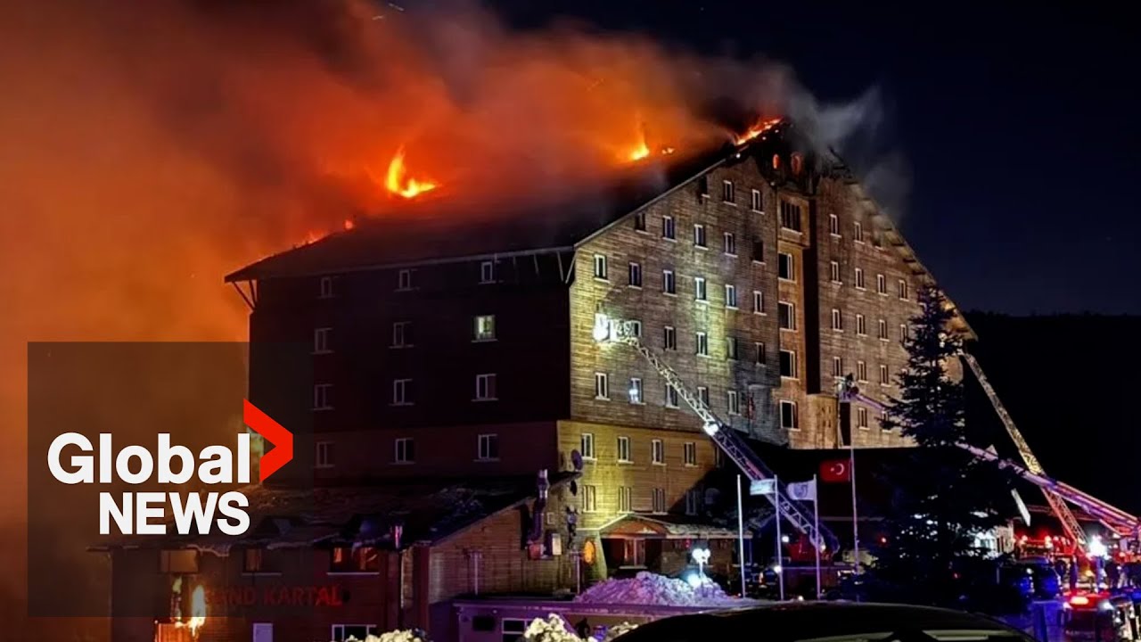 “Like the apocalypse”: Over 60 dead after raging fire at Turkey ski resort
