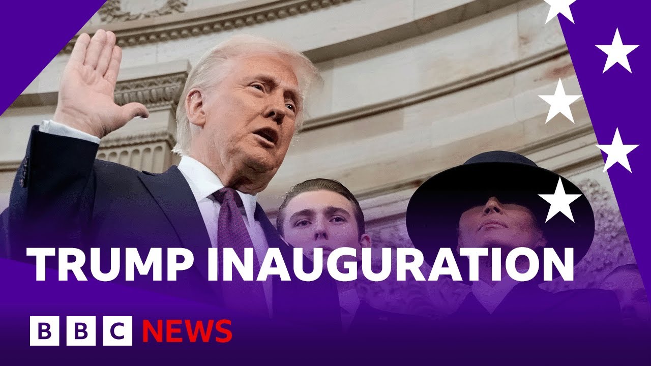 LIVE: Donald Trump becomes 47th US president as Capitol inauguration ceremony begins | BBC News