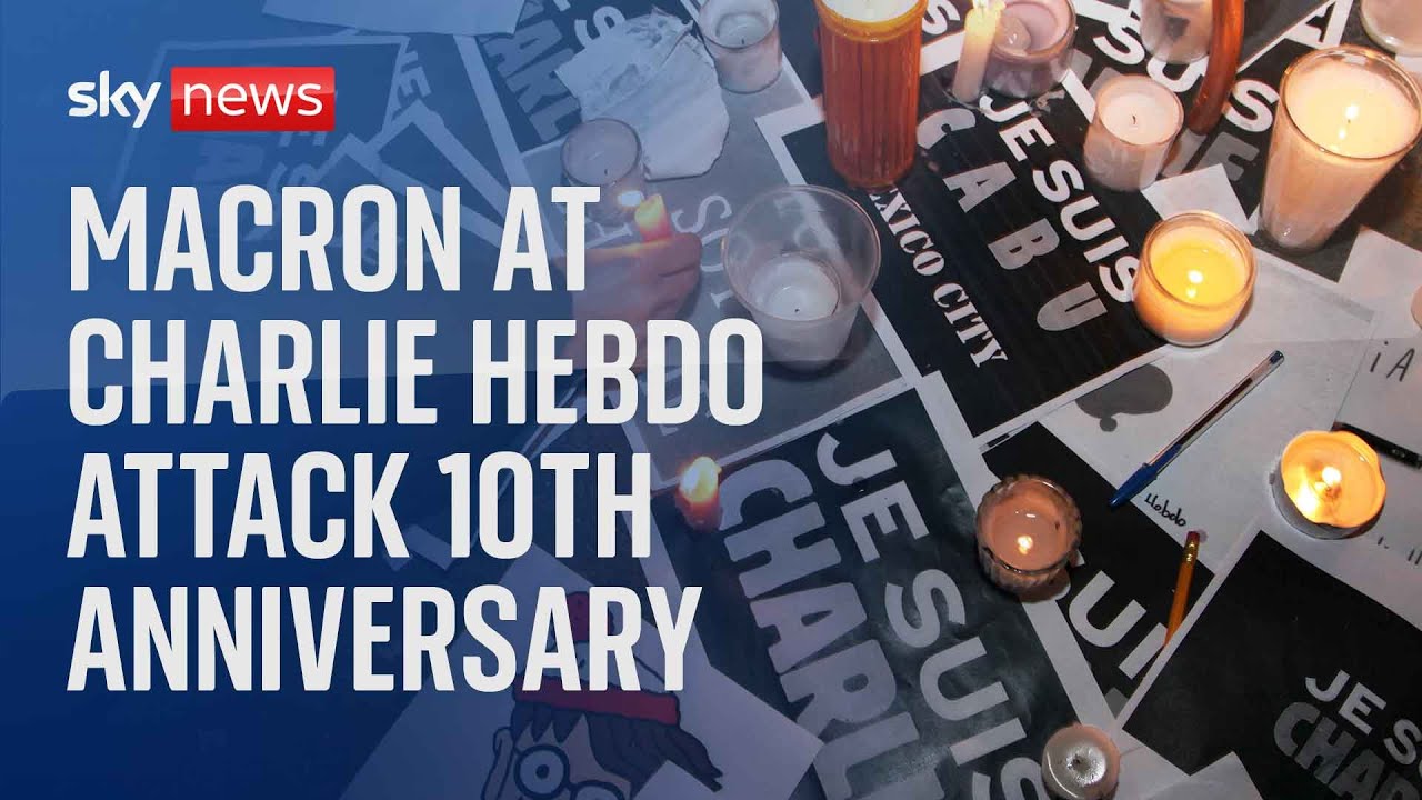 Live: French President Macron pays tribute on 10th anniversary of Charlie Hebdo magazine attack
