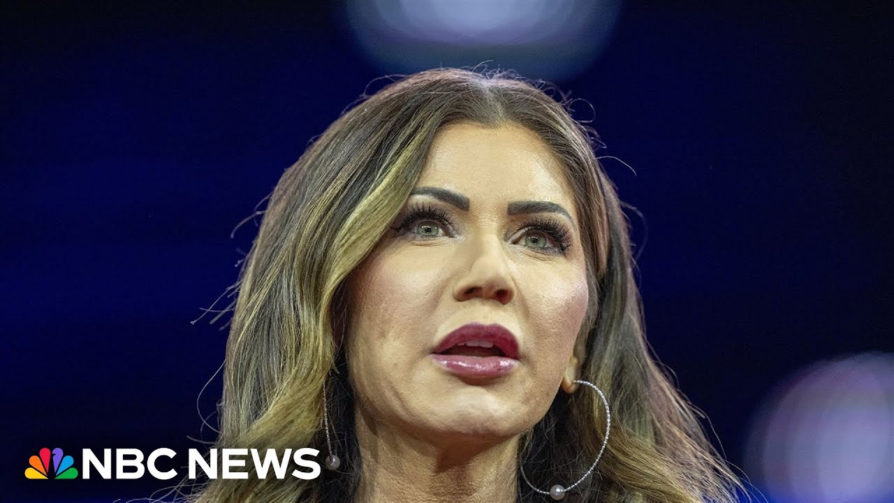 LIVE: Kristi Noem Senate confirmation hearing to lead Department of Homeland Security | NBC News