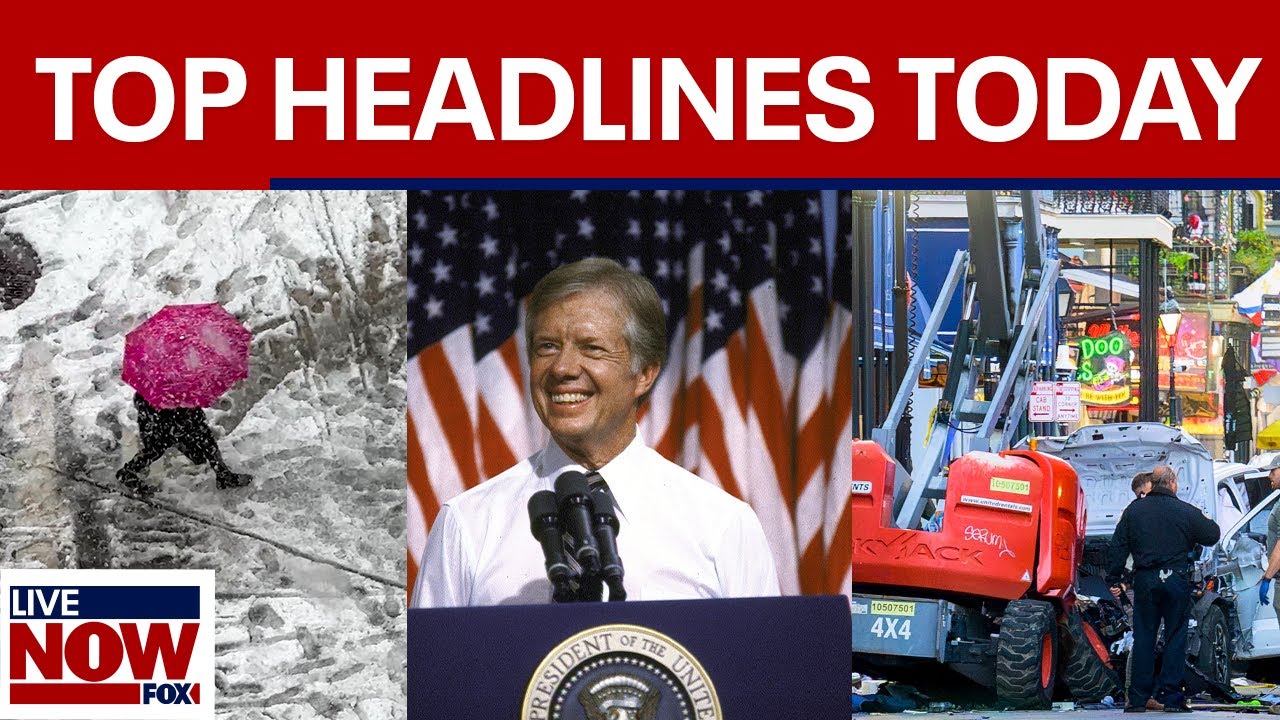 LIVE NOW: Winter Storm Across the U.S., Remembering Jimmy Carter, New Orleans terror attack latest