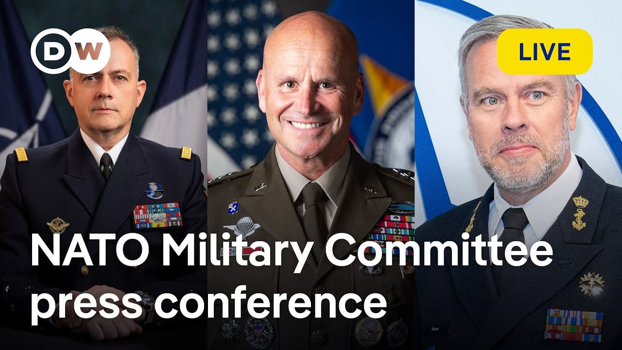 Live: Top NATO generals joint press conference after Military Committee meeting | DW News