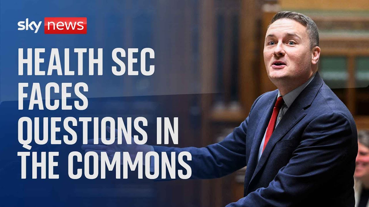 Live: UK Health Secretary questioned on NHS in Commons