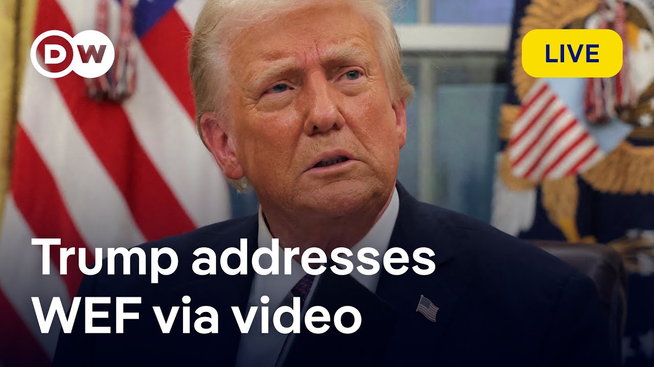 LIVE: US President Trump addresses World Economic Forum in Davos via videoconference | DW News