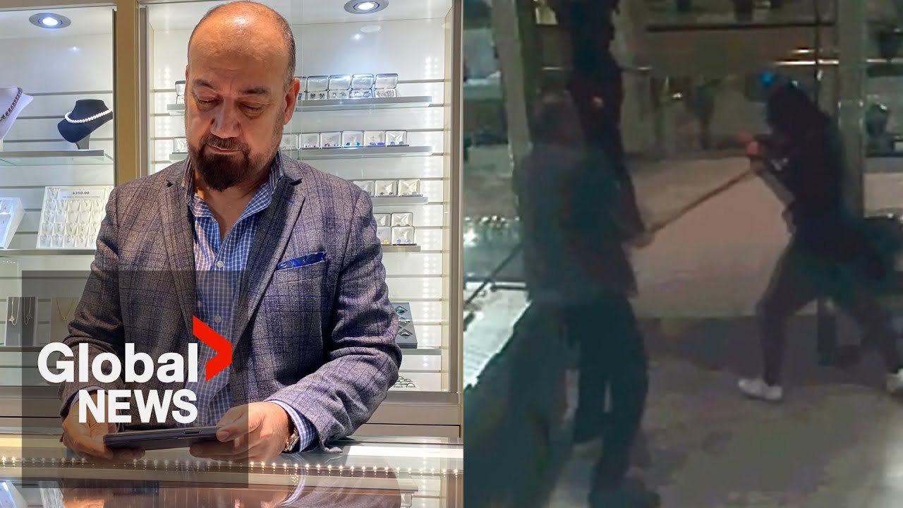 Markham jewelry store owner fights off thieves with broomstick