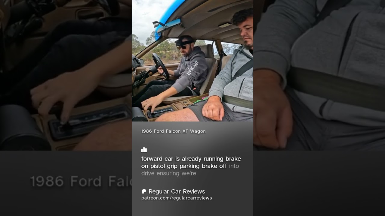 Matto and I drive his 1986 Falcon Wagon #ford #fordofaustralia #falcon #fordfalcon #australia