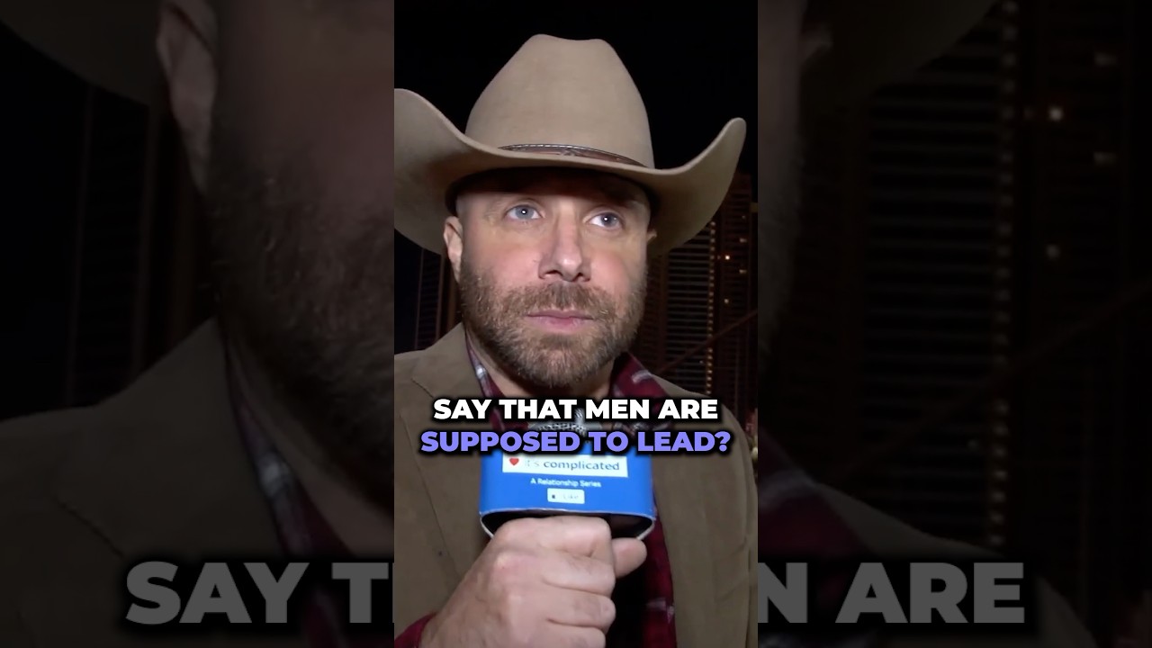 Men are supposed to lead?