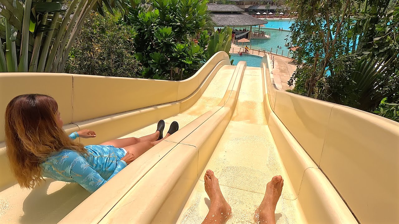 Multi Water Slide at Blue Tree Phuket 🇹🇭