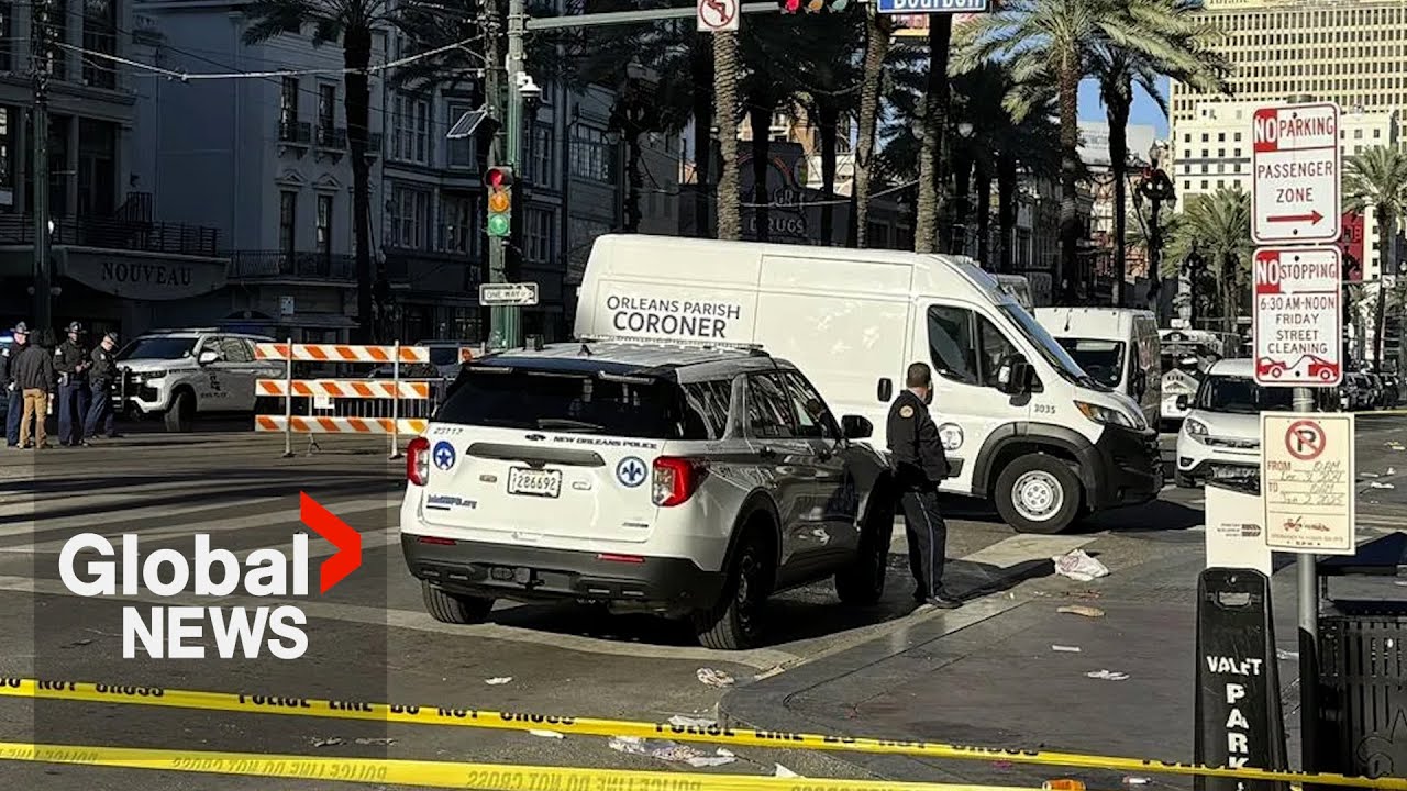 New Orleans attack: Driver killed 10 by ramming truck into crowd in “evil” act, police say | FULL