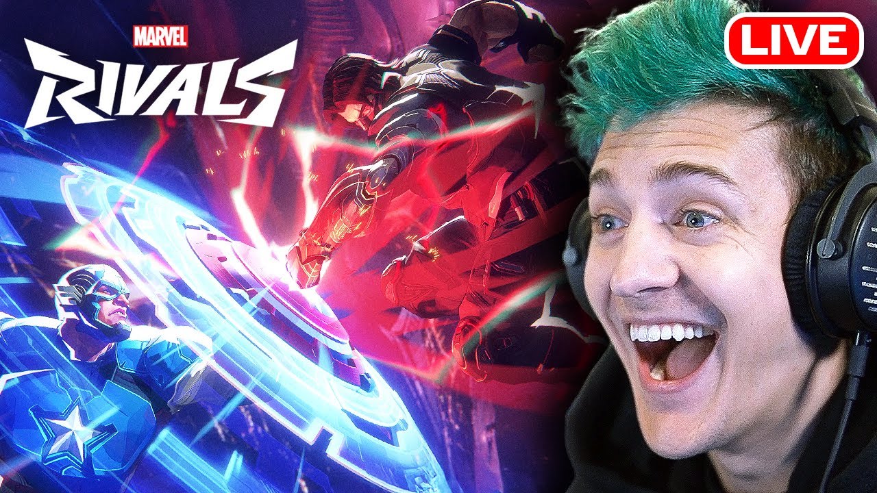 🔴 Ninja Dominates All Rankings in Marvel Rivals – Live