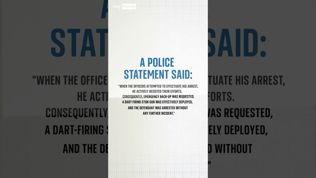 Olympian tasered and arrested