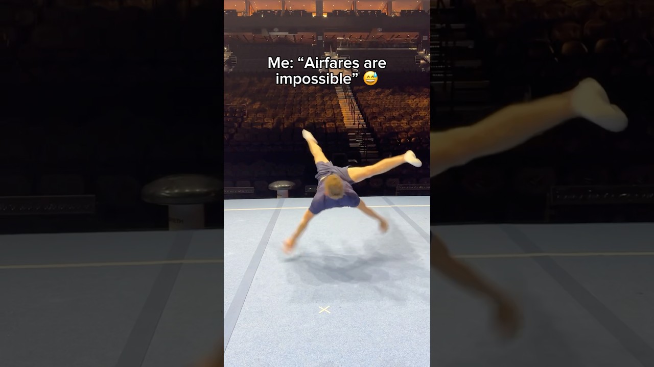 One handed airfare is INSANE 🤯 #gymnastics #gymnast #olympics #sports #bboy #breaking #breakdance