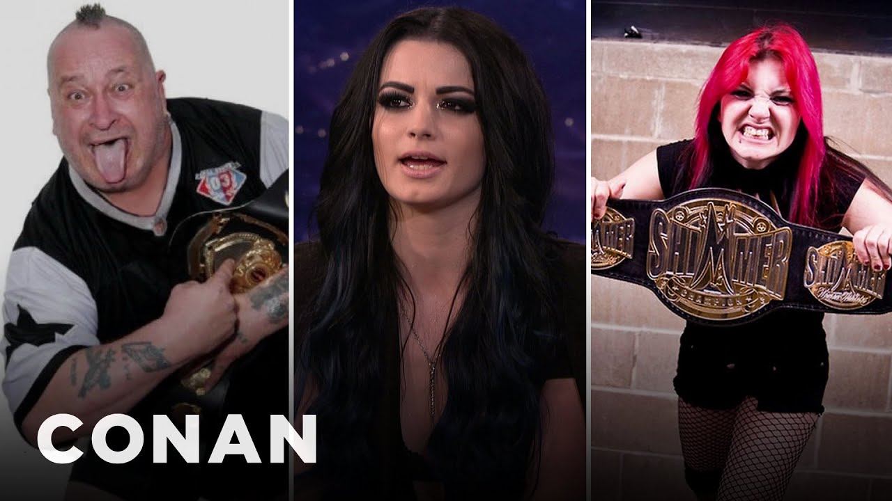 Paige Comes From A Wrestling Family | CONAN on TBS