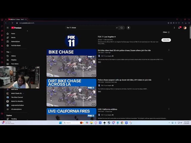 Police chase and grinding