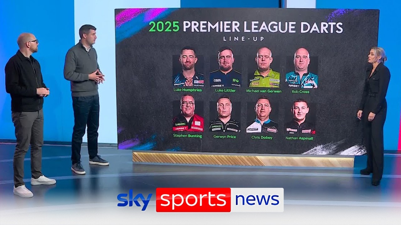 Premier League Darts 2025: Luke Littler to defend title as Stephen Bunting among wildcard picks