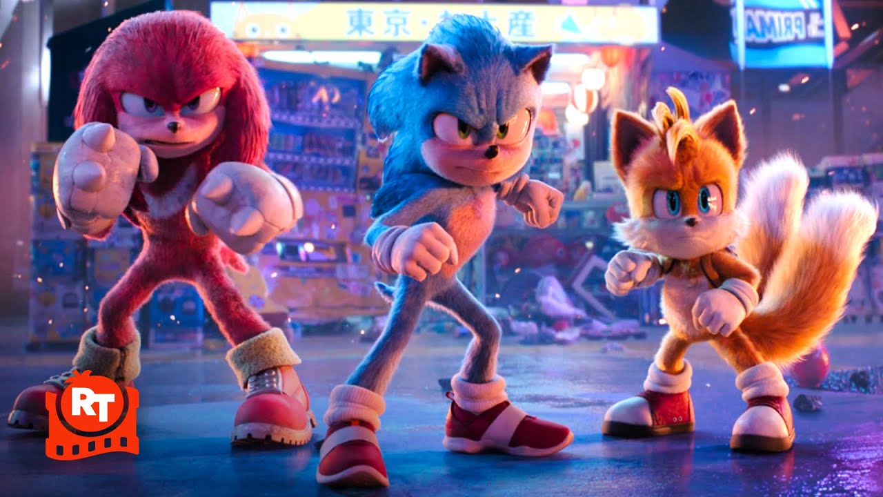 Sonic the Hedgehog 3 (2024) – Sonic Team Vs. Shadow | Movieclips