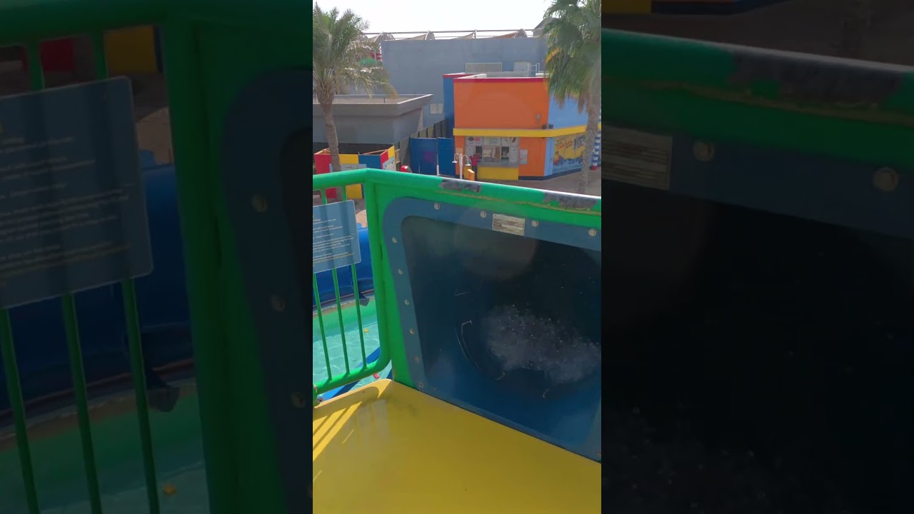 Super Blue Water Slide at Legoland Dubai 🇦🇪