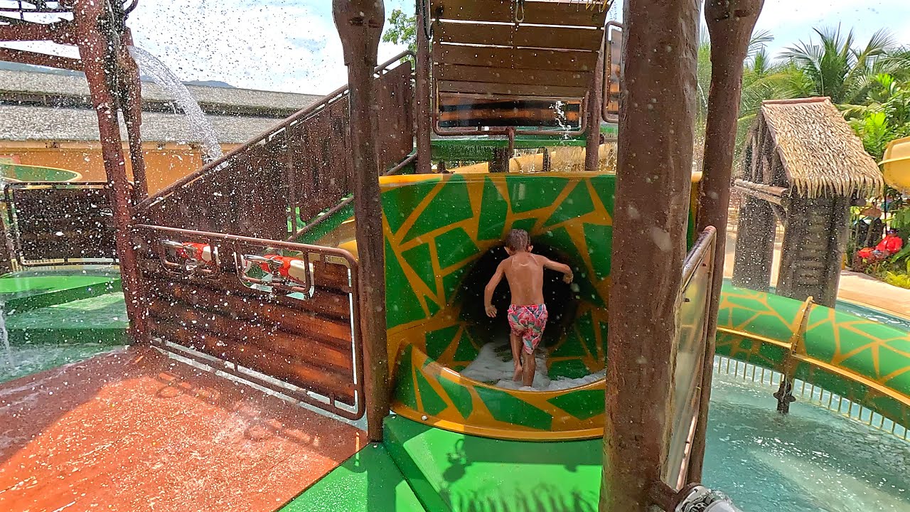 Tarzan & Jane Water Slide at Blue Tree Phuket 🇹🇭