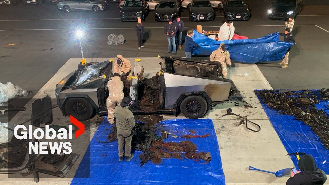 Tesla Cybertruck explosion: “Not lost on us,” it was a Tesla in front of a Trump building, says FBI