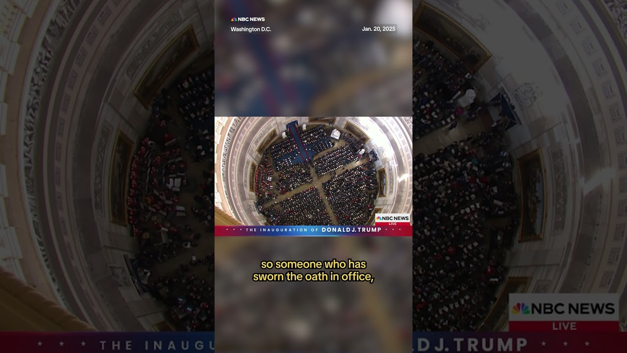 There is no designated survivor during Trump’s inauguration at the Capitol