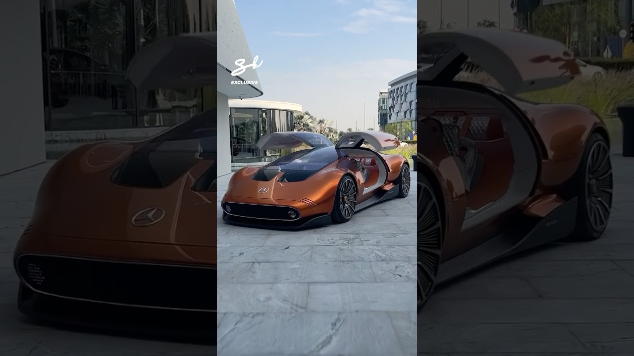 This is how to bring retro to the future 😍 #mercedes #supercars #future