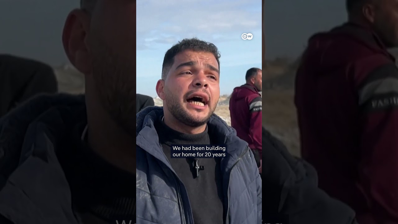 Thousands of displaced Palestinians returning home | DW News