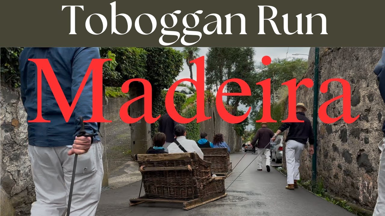 Toboggan Ride, Madeira, Monte, Portugal: Entire ride (Senior Solo Travel)